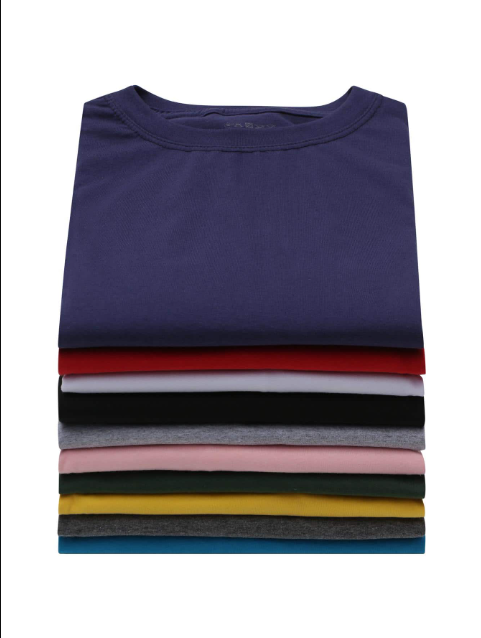 Kit Com 10 Camisetas Básica 100% Poliéster - Sortidas