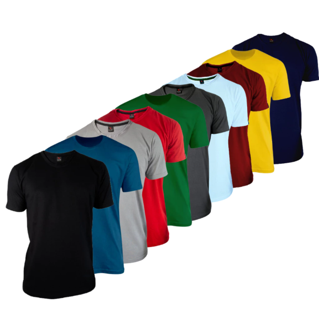 Kit Com 10 Camisetas Básica 100% Poliéster - Sortidas