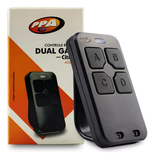 Controle Remoto Universal Dual Gate 433MHz Citrox PPA CX-7420