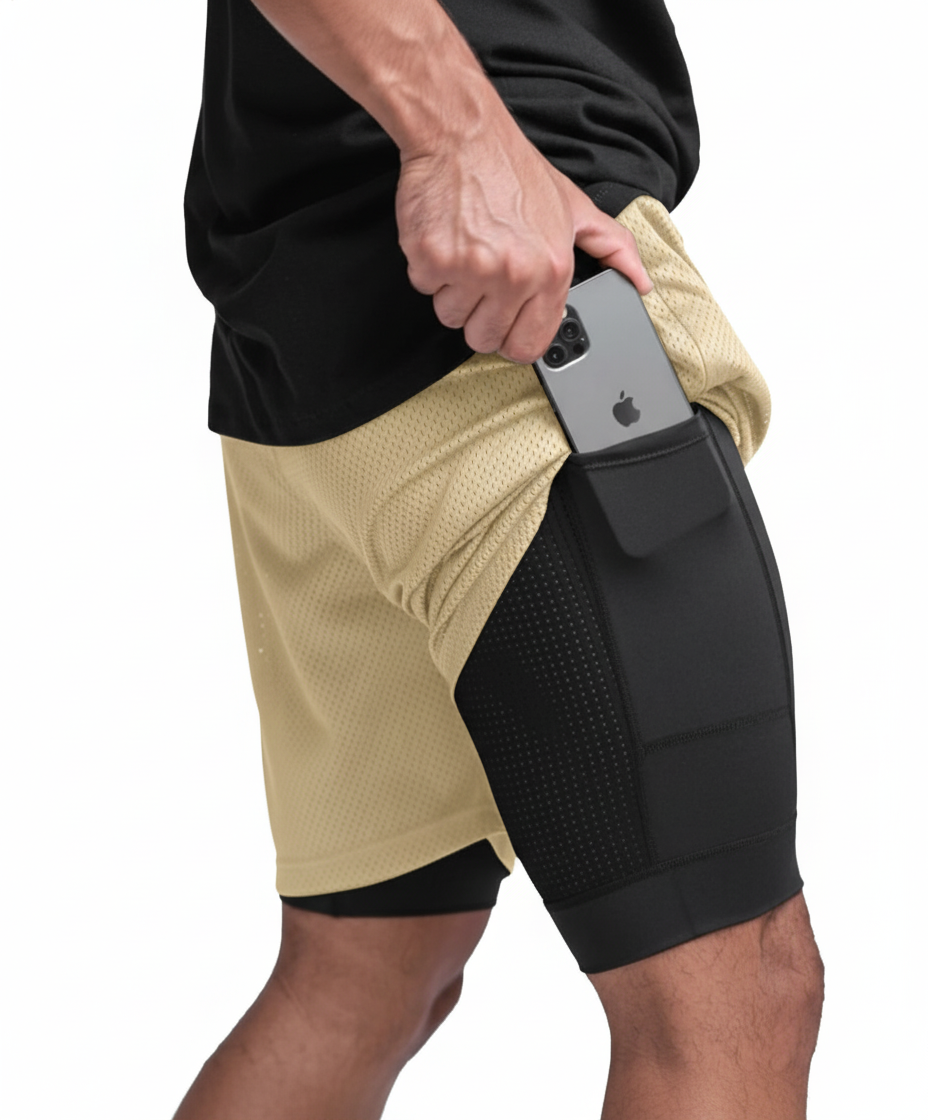 - Kit Shorts Dry-Fit™ de Compressão BZN - COMPRE 2 LEVE 4