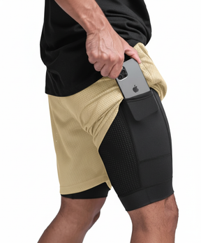 - Kit Shorts Dry-Fit™ de Compressão BZN - COMPRE 2 LEVE 3