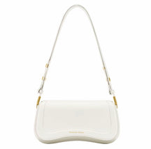 BOLSA TIRACOLO Feminina Elegante - Couro Preto om Alça Ajustável (ROMANTIC CROWN)
