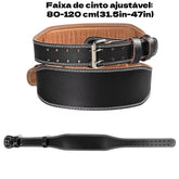 Cinturão de couro Para Academia AoLikes - Protetor de Lombar